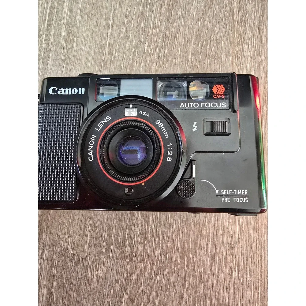 Canon AF35M Auto Focus 38mm 1:28‎ Lens 35mm Film Camera Black
